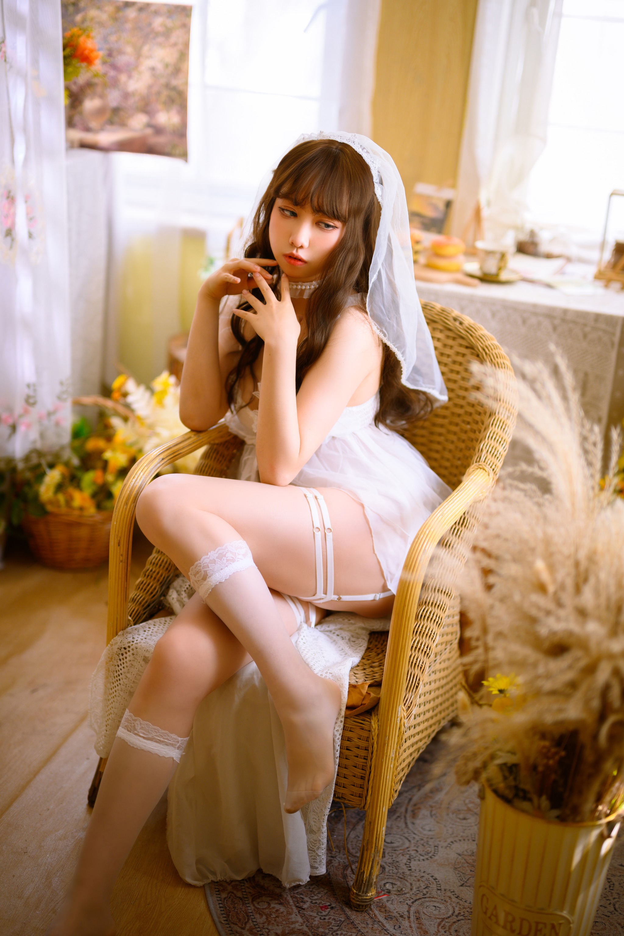 图片[1]-渡边早季Saki – NO.003 婚纱[30P]-XikXak
